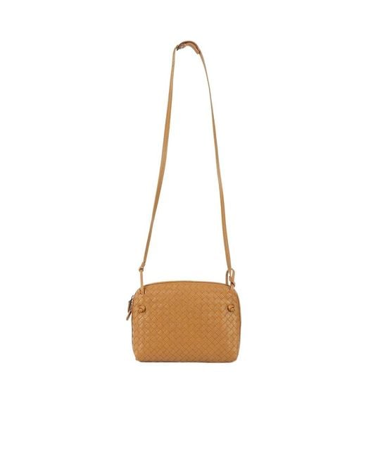 Bottega Veneta Metallic Zippered Shoulder Bag