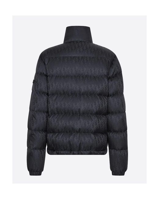 Dior Black Homme Zip-Up Padded Jacket for men