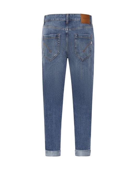 Dondup Blue Koons Straight-Leg Jeans