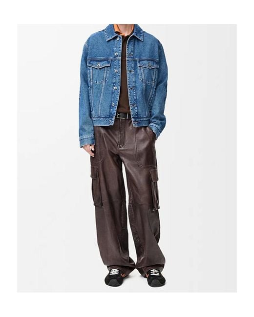 Loewe Blue Anagram Denim Jacket for men