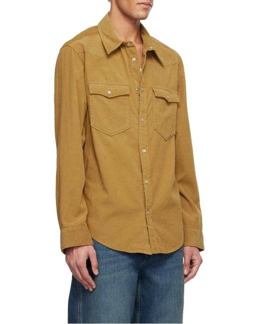 Isabel Marant Brown Vasco Shirt for men