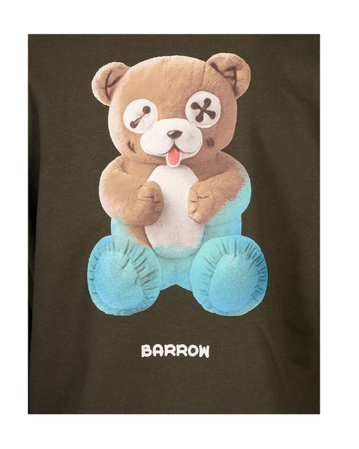 Barrow Green Crew-Neck Sweatshirt for men