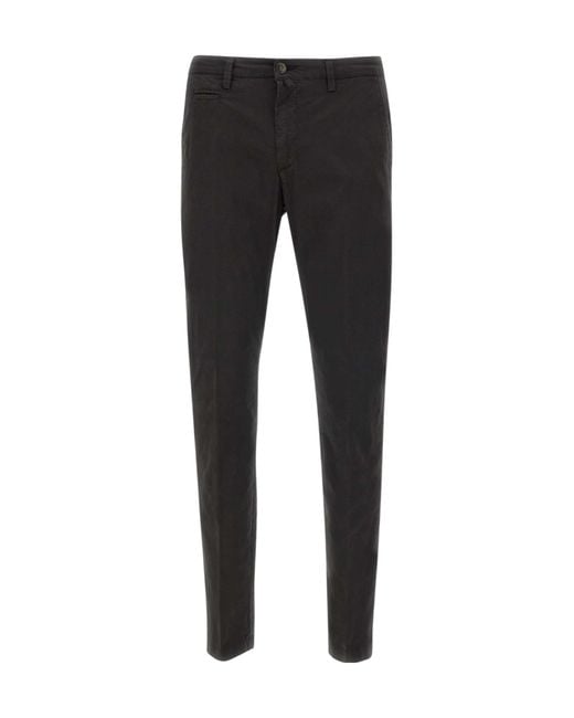 Briglia 1949 Black Slim Fit Pants for men