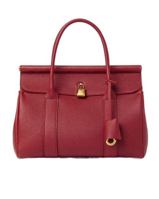 Loro Piana Red Loom Bag L25