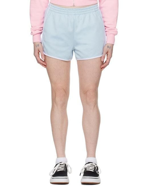 Ambush Blue Logo Plaque Running Shorts