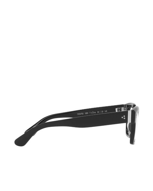 Oliver Peoples White Hollins Square-Frame Glasses for men