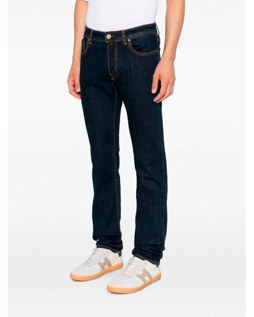 Jacob Cohen Blue Five-Pocket Jeans for men