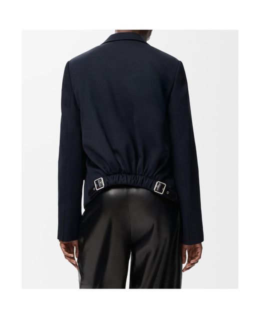 Loewe Blue Single-Breasted Tailored Jacket