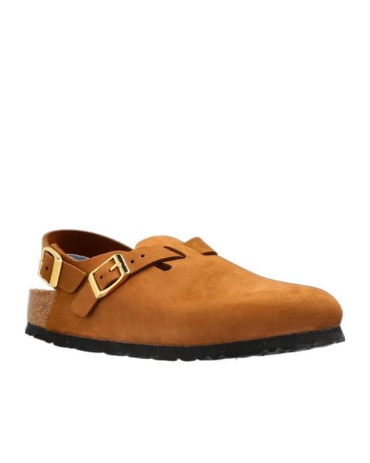 Birkenstock Brown Tokio Ii Buckled Clog Sandals