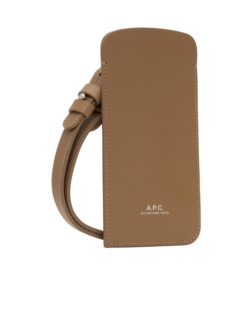 A.P.C. Brown Removable Shoulder Strap Mini for men