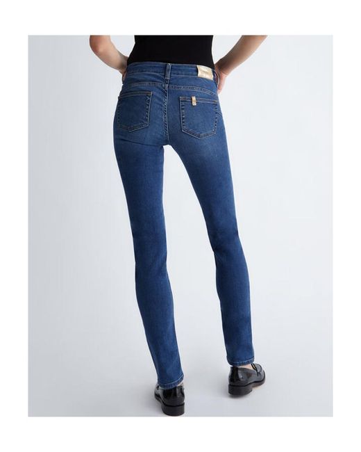Liu Jo Blue Faded Slim Fit Jeans