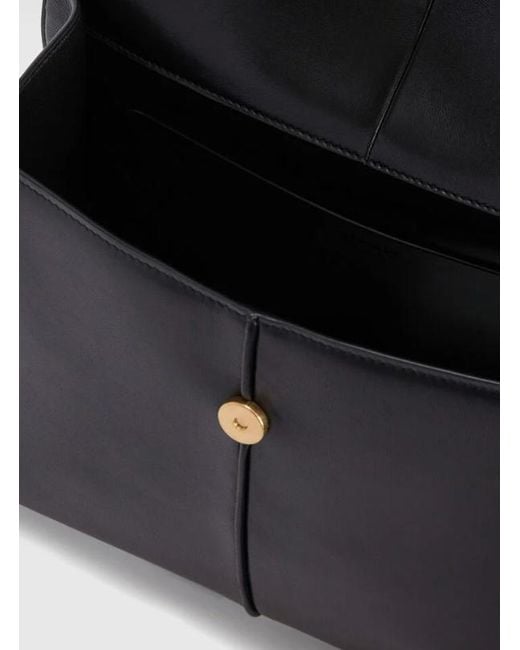Jil Sander Black Linea Medium Handbag