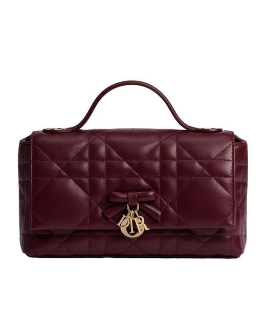 Dior Purple Flap Shoulder Bag