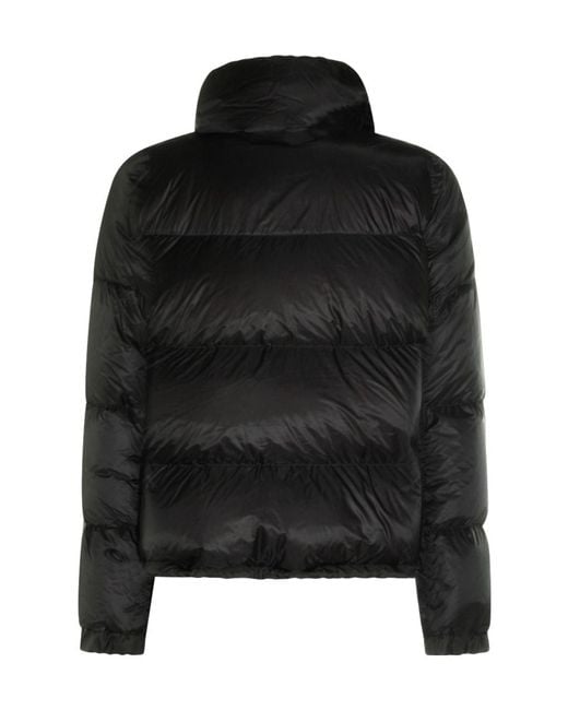 Sacai Blue Zip-Up Quilted Puffer Jacket