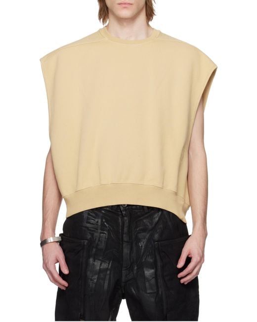 Rick Owens White Hollywood Sl Jumbo Tatlin Vest for men