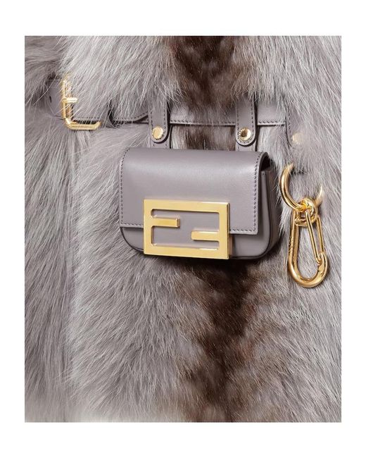 Fendi Gray Fox Fur Stole