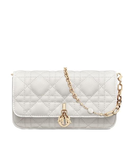Dior White Lady Phone Pouch