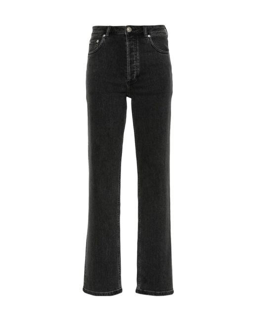 A.P.C. Black Belt-Loop Jeans