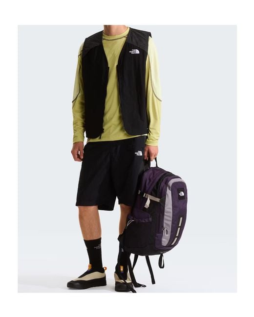 The North Face Black Grid Panel Vest Jacket for men