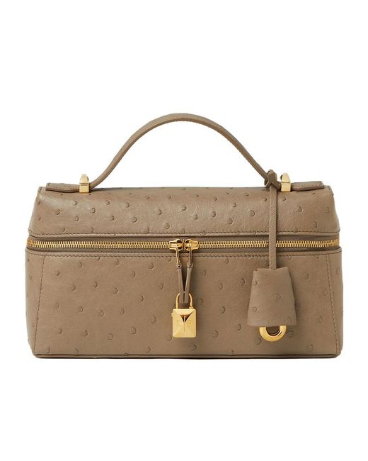 Loro Piana Brown Extra Bag L23 Shoulder Bag
