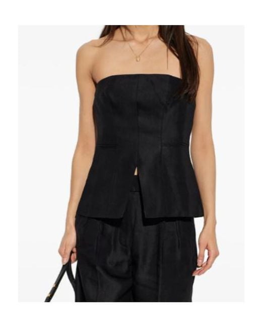 AllSaints Black Charley Top