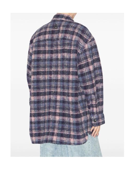 Isabel Marant Blue Harveli Coat