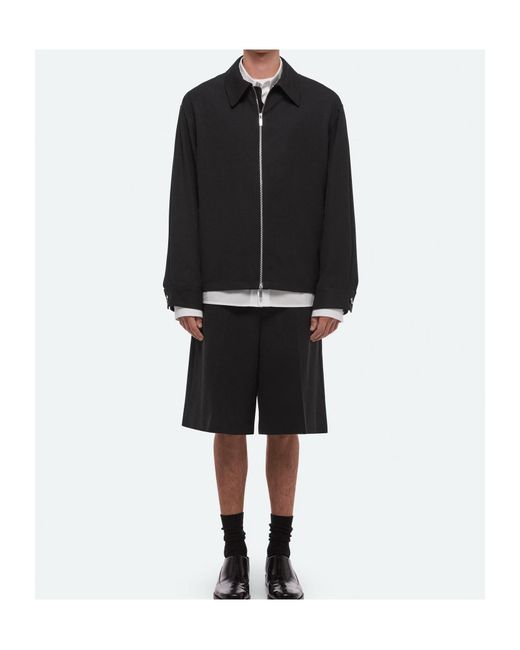 Helmut Lang Black Apos;S Hl001 Wool Shirt Jacket for men