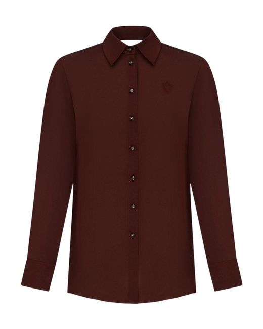 Zimmermann Purple Luna Satin Shirt