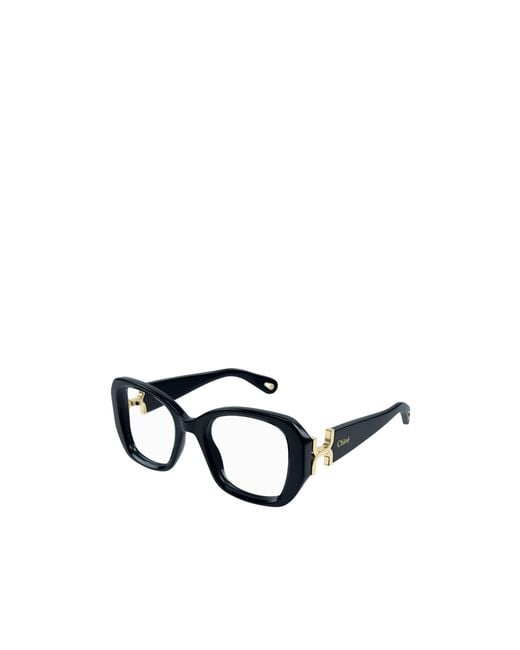 Chloé White Chloé Eyewear Rectangular Frame Glasses