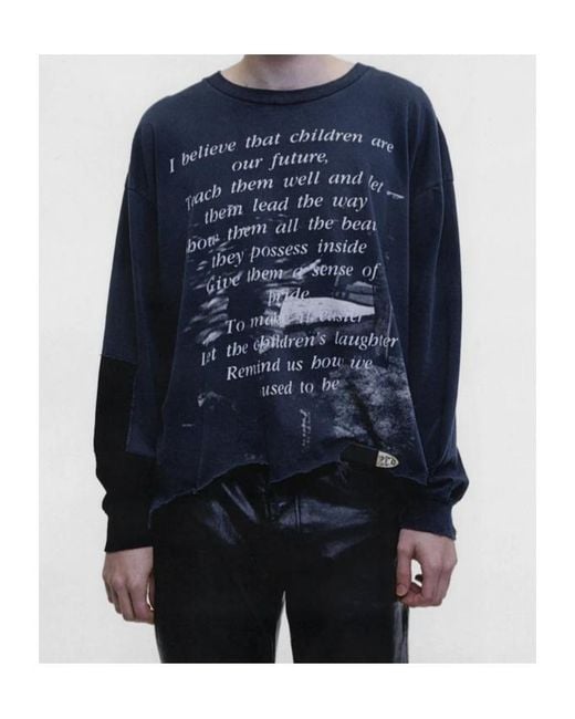 Enfants Riches Deprimes Gray Enfants Riches Déprimés The Greatest Love Of All Distressed T-Shirt for men