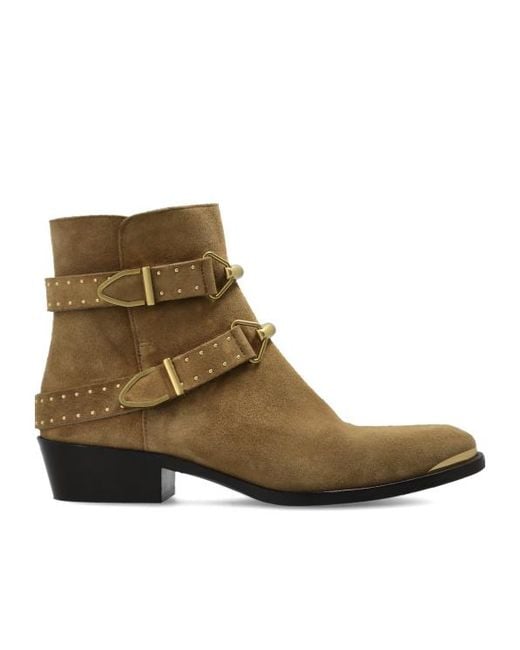 Isabel Marant Brown Zalya Leather Boots