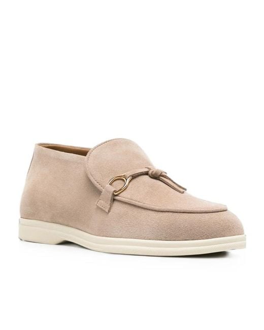 Henderson Natural Horsebit-Detailed Casual Shoes