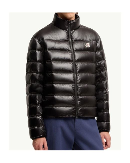 Moncler Black Sergesta Packable Short Down Jacket for men