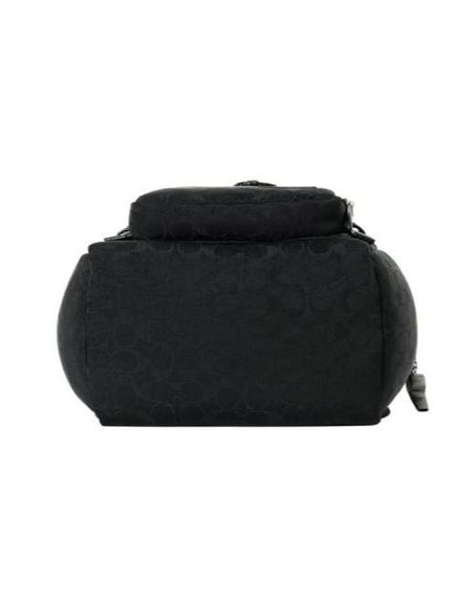 COACH Black Patterned Backpack