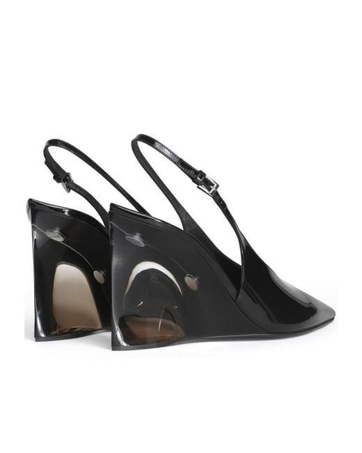 Alaïa Black Patent Leather High Heels