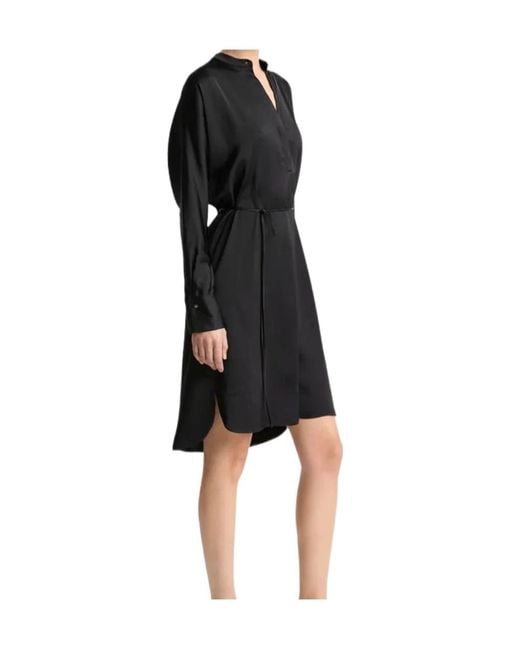 Vince Black Long Sleeve Dress