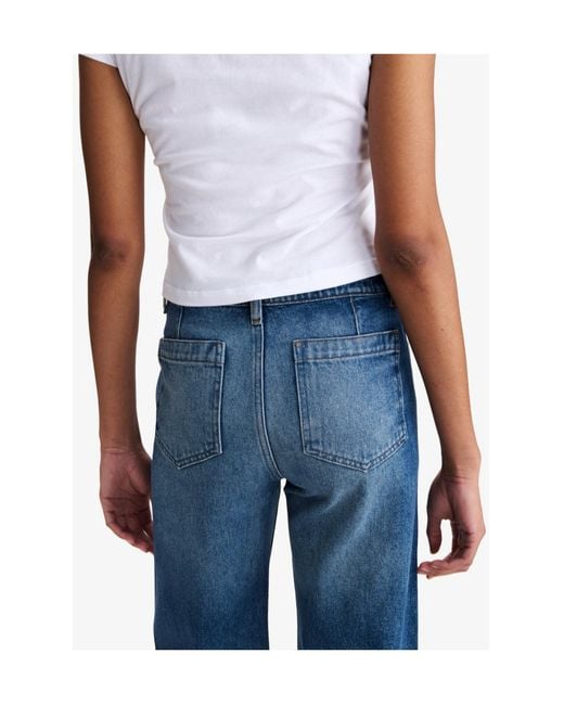 A.P.C. Blue Victoria Straight-Leg Jeans