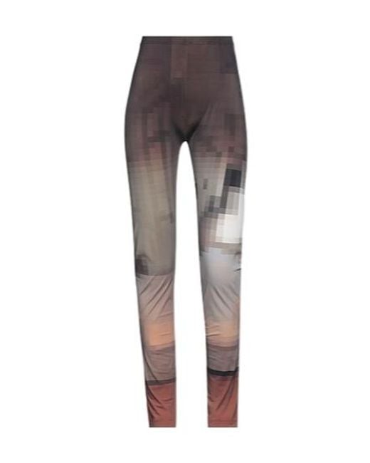 MM6 by Maison Margiela Gray Colorful Stretch Pants