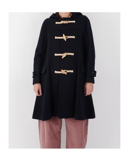 Comme des Garçons Blue Long-Sleeved Coat