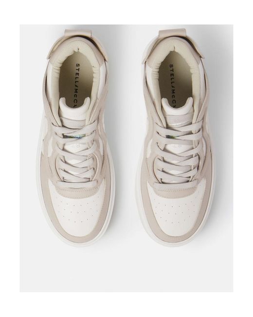 Stella McCartney White S-Wave 1 Lace-Up Sneakers