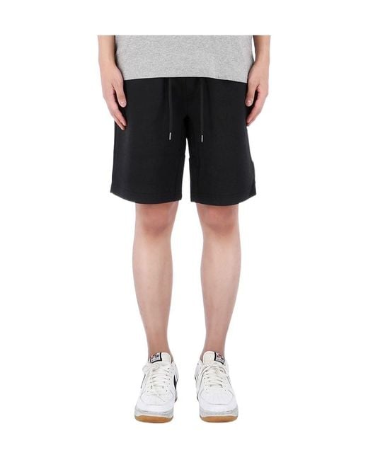 Polo Ralph Lauren Black Pony Embroidered Drawstring Shorts for men