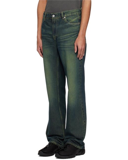 Our Legacy Green 70S Cut Straight Fit Jeans for men