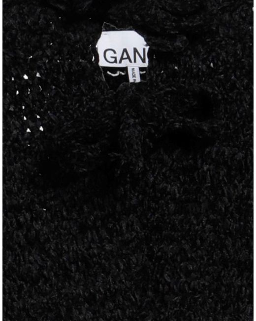 Ganni Black Stylish Knitted Sleeveless Top