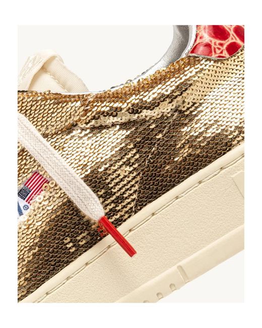 Autry Multicolor Sequin Appliqué Sneakers