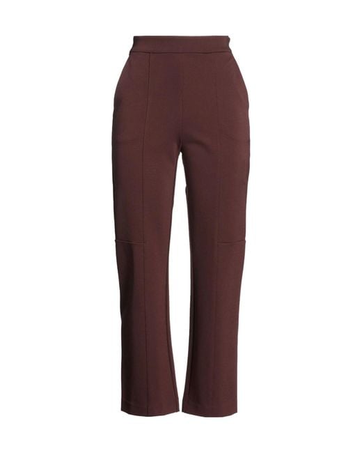 Max Mara Solid Color Flared Trousers