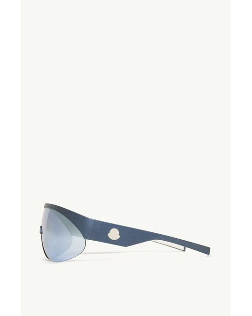 Moncler Blue Myrr Oval Sunglasses for men