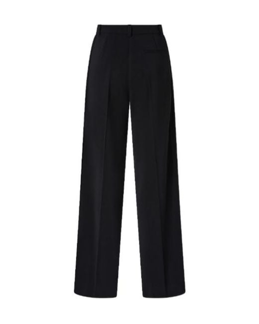 Pinko Black Straight-Leg Tailored Trousers