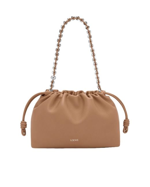 Loewe Brown Medium Flamenco Bag