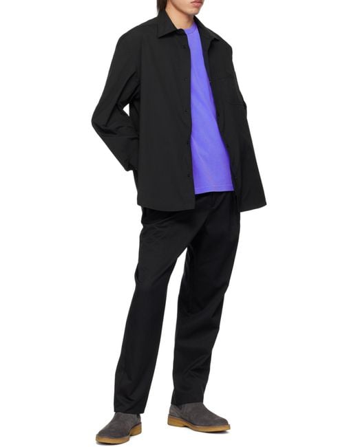 A.P.C. Black Snap-Open Casual Jacket for men