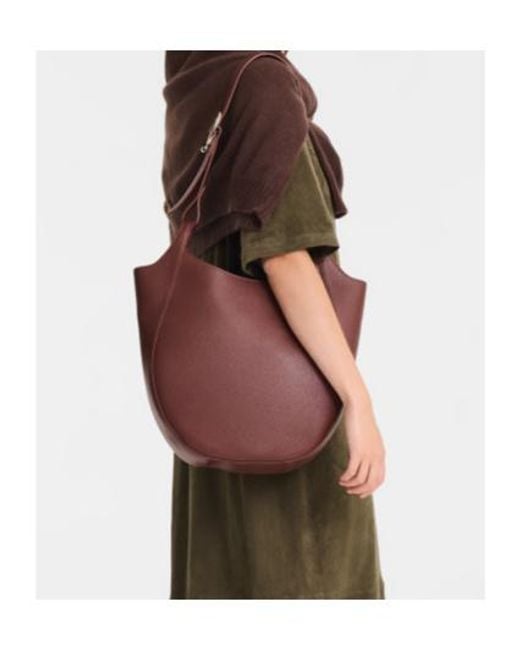Longchamp Brown Le Foulonné Hobo Bag